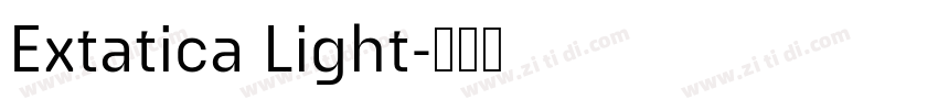 Extatica Light字体转换